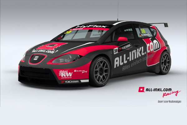 Den ene af teamets nye SEAT León racere
(Foto: ALL-INK.COM Racing Münnich Motorsport)